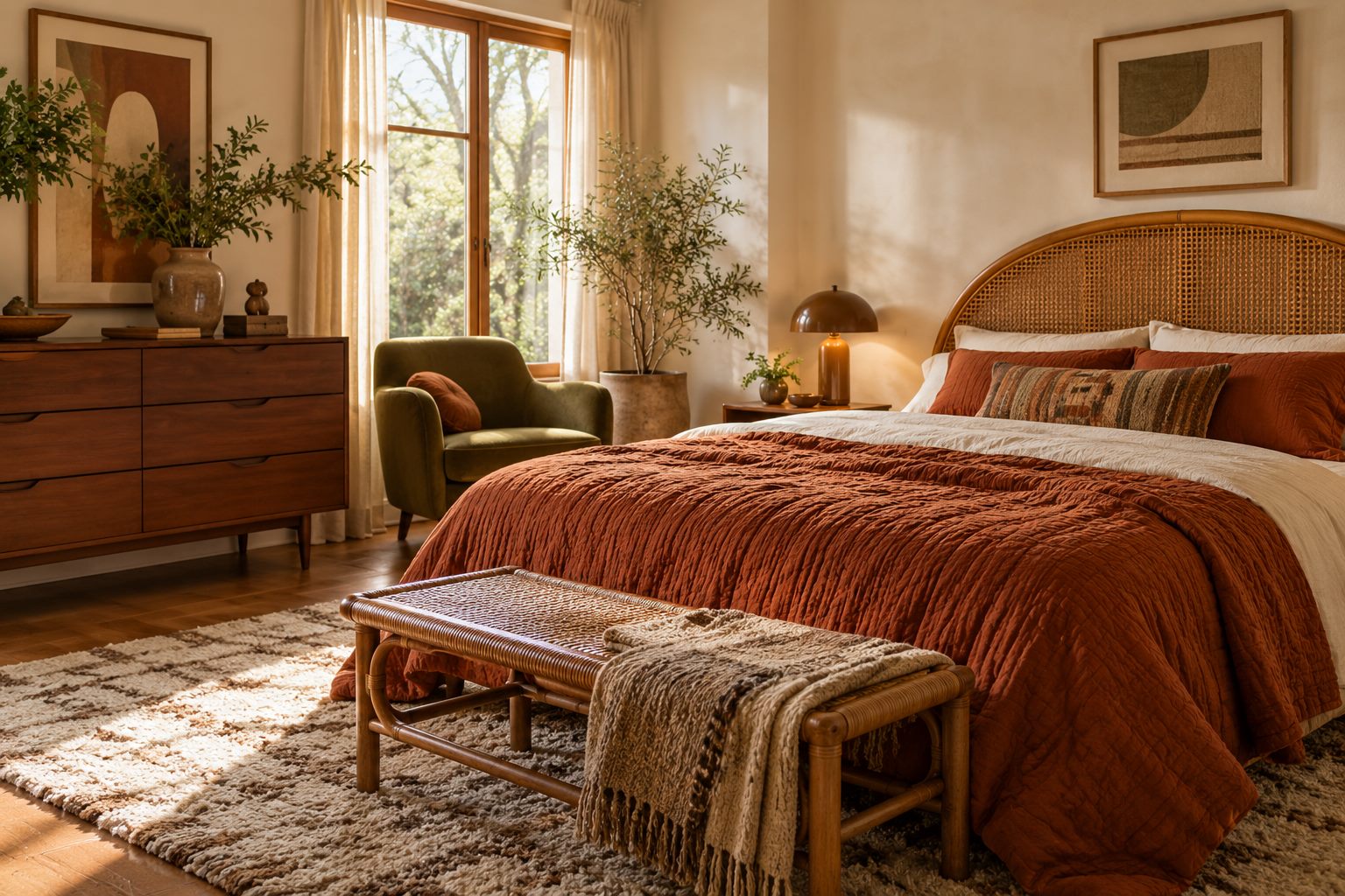 17 70s Bedroom Decor Ideas for Warm, Relaxed Rooms