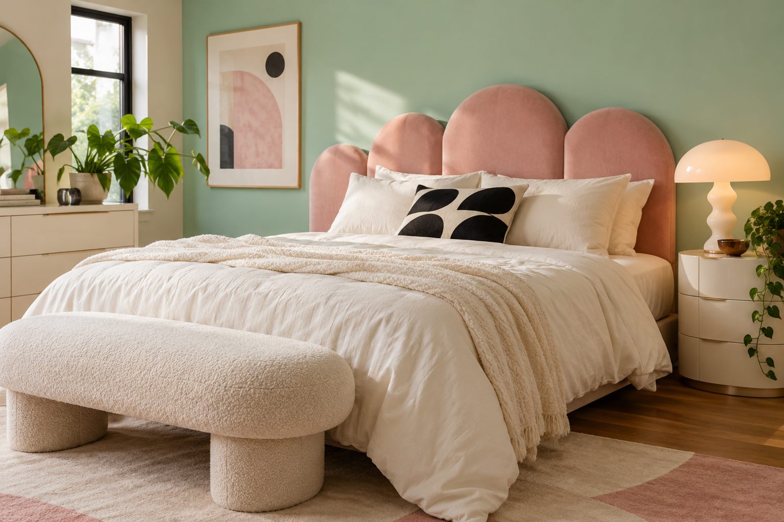 17 80s Bedroom Decor Ideas with Playful Shapes