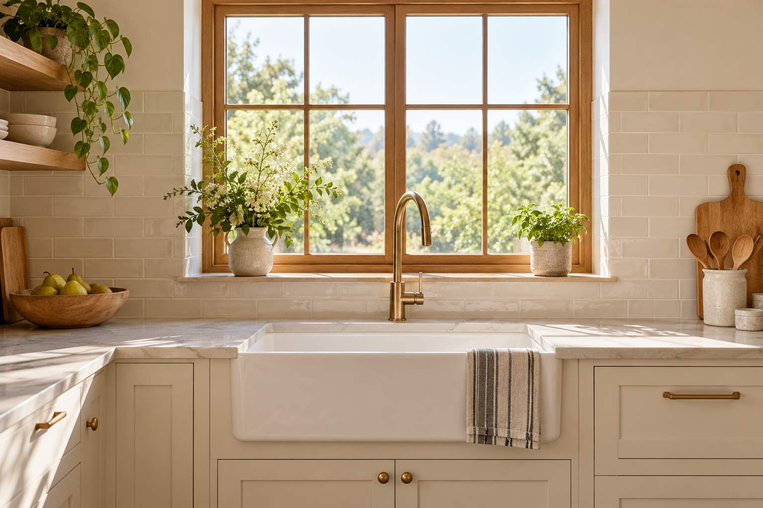 17 Above Kitchen Sink Ideas for a Useful, Finished Wall