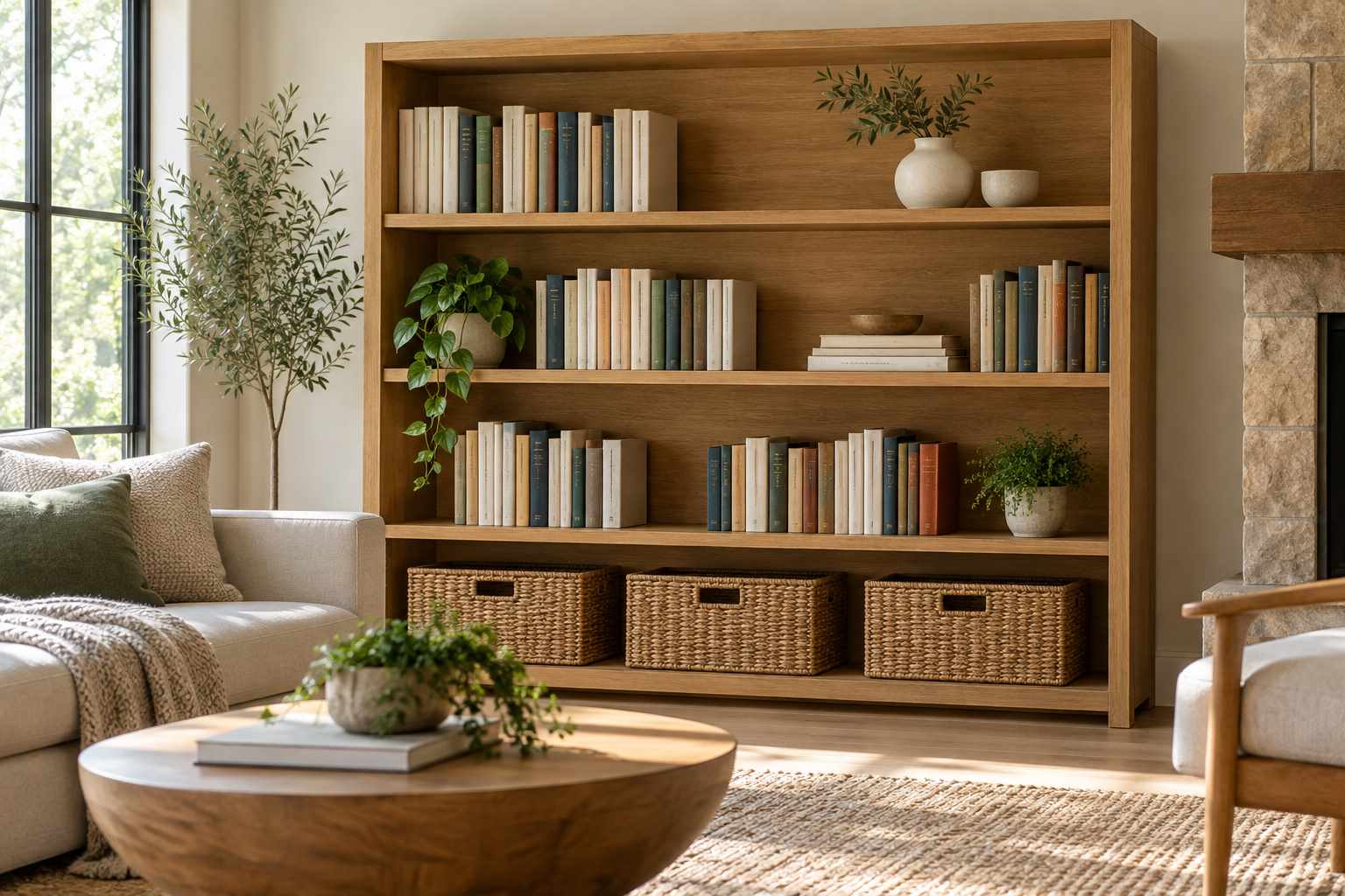 17 Chic Bookshelf Ideas That Keep Books Easy to Reach