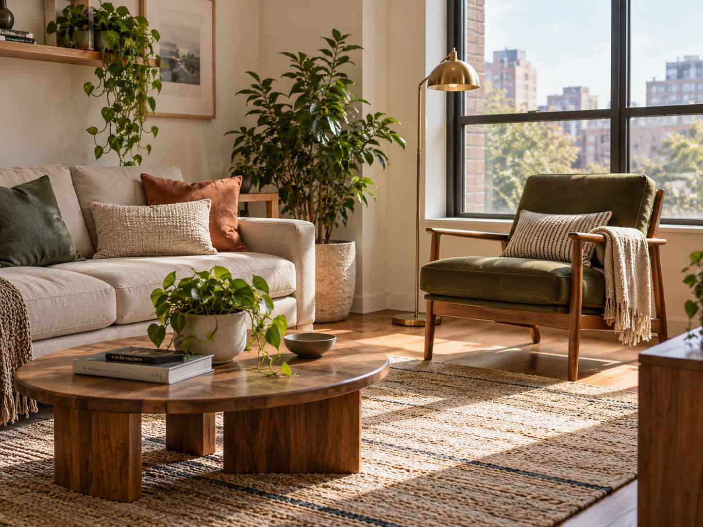 Small reading seat away from the main sofa