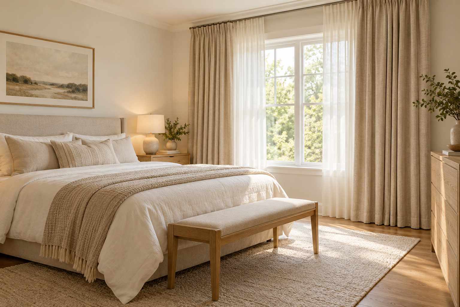 17 Bedroom Curtain Ideas for Light, Privacy, and Texture