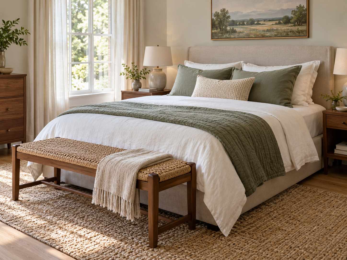 Clean bed rebuilt in simple useful layers