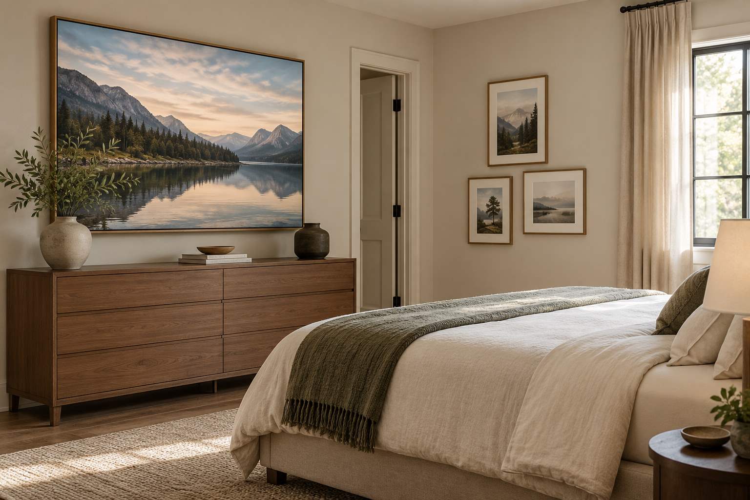 17 Bedroom Wall Art Ideas for a Personal, Balanced Room