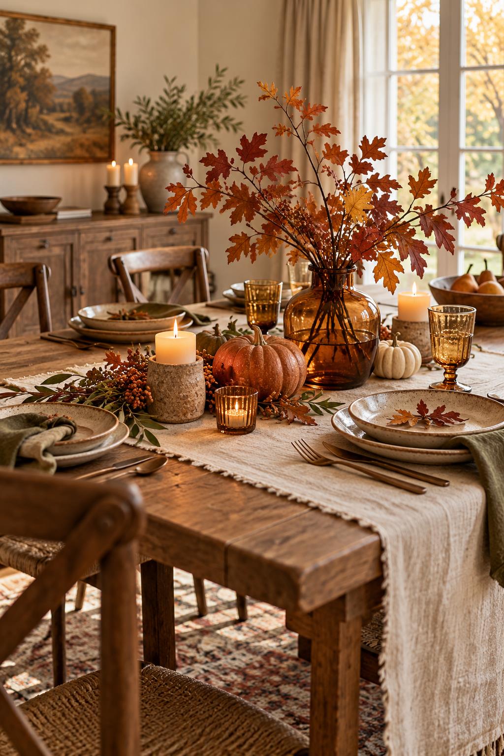 Simple Autumn Table Decor You Can Reuse Next Year
